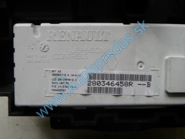 displej na renault megane III , 280346458R